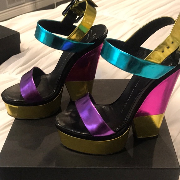 Giuseppe Zanotti multicolored sandals - Picture 2 of 5